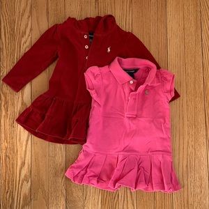 Ralph Lauren dropped waist dresses, sz 12!